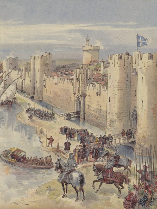 Aigues-Mortes interjúja alkotó: Albert Robida