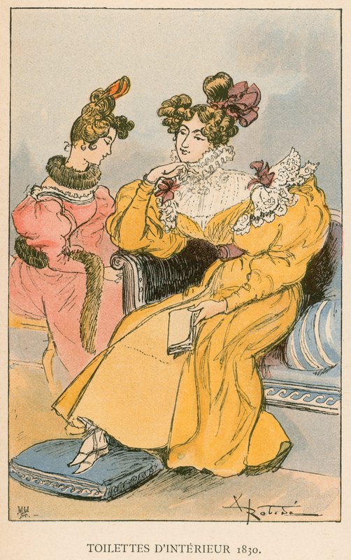 Belső illemhelyek 1830 alkotó: Albert Robida