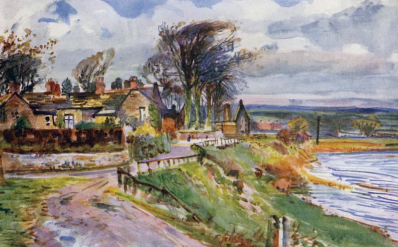 Ribchester (színes litho) alkotó: Albert Woods