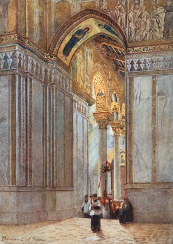Monreale katedrálisában alkotó: Alberto Pisa