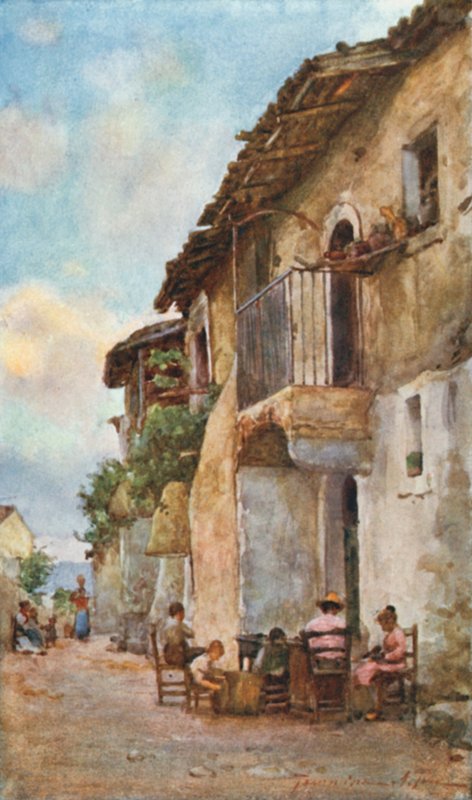 Régi házak, Taormina alkotó: Alberto Pisa