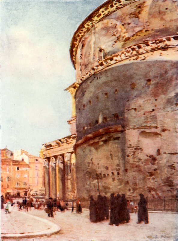 Pantheon, oldalnézet alkotó: Alberto Pisa
