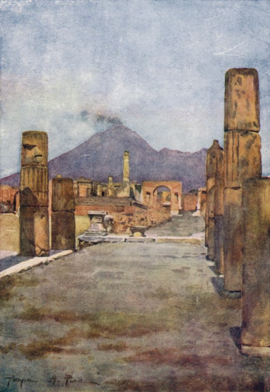 Pompei és Vezúv, Olaszország alkotó: Alberto Pisa