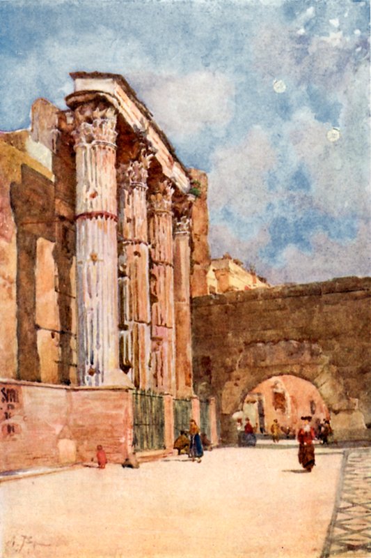 Mars Ultor temploma alkotó: Alberto Pisa