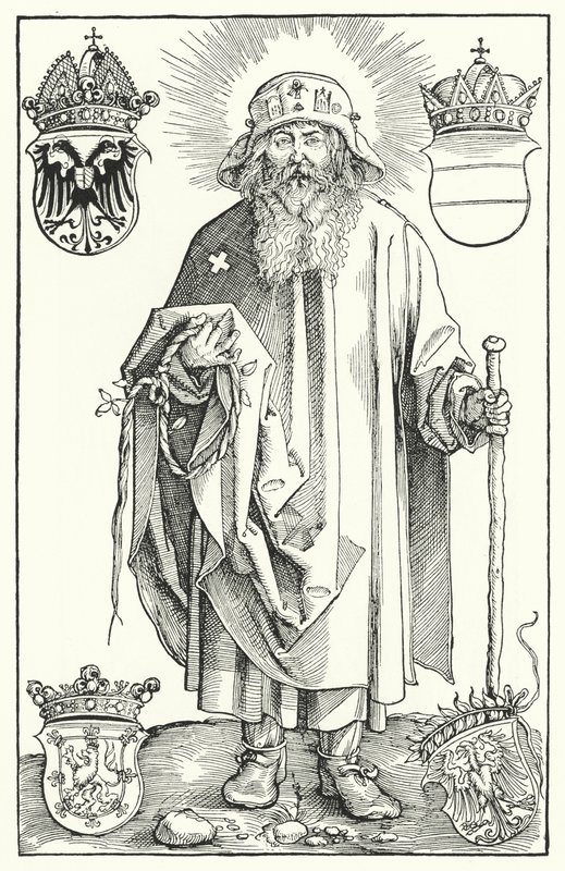 Szent Kolomán (metszet) alkotó: Albrecht (after) Durer or Duerer