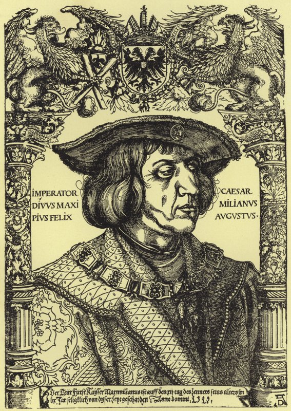 Maximilian császár portréja alkotó: Albrecht Dürer