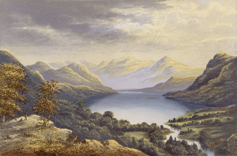 Crummock víz alkotó: Alexander Francis Lydon