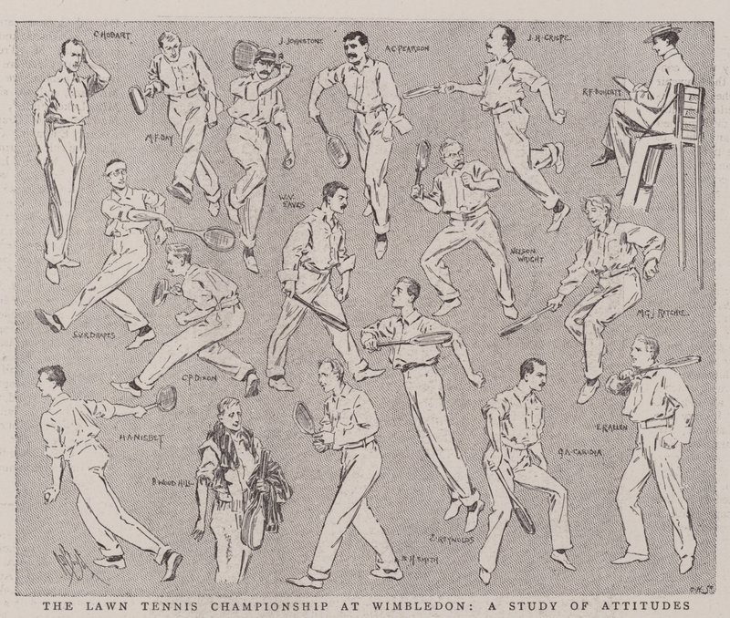 A Wimbledoni Lawn Tennis Championship, a Study of Attitudes alkotó: Alexander Stuart Boyd