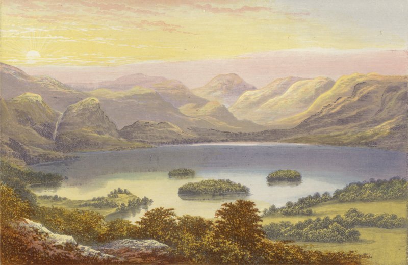 Derwentwater alkotó: Alexander Francis Lydon