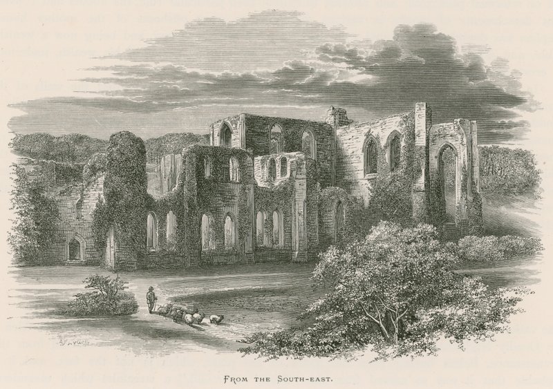 Furness Abbey, Délkeletről alkotó: Alexander Francis Lydon