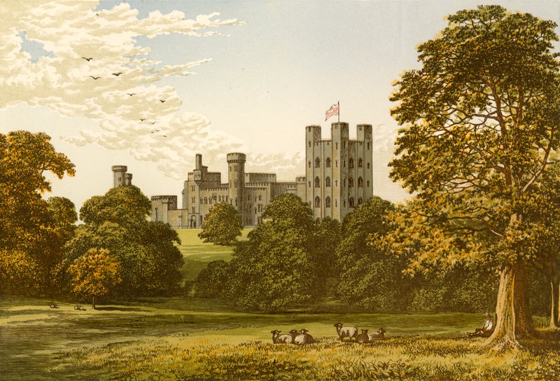Penrhyn kastély alkotó: Alexander Francis Lydon