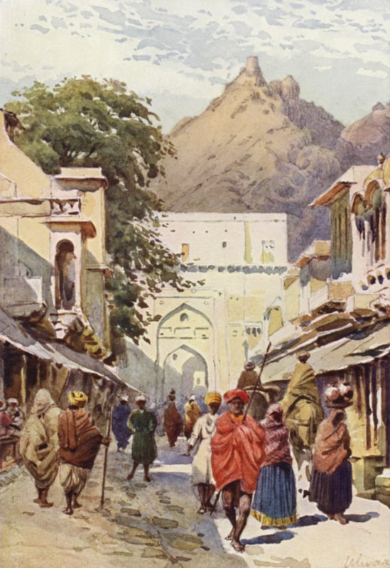 Alwar főutcája alkotó: Alexander Henry Hallam Murray