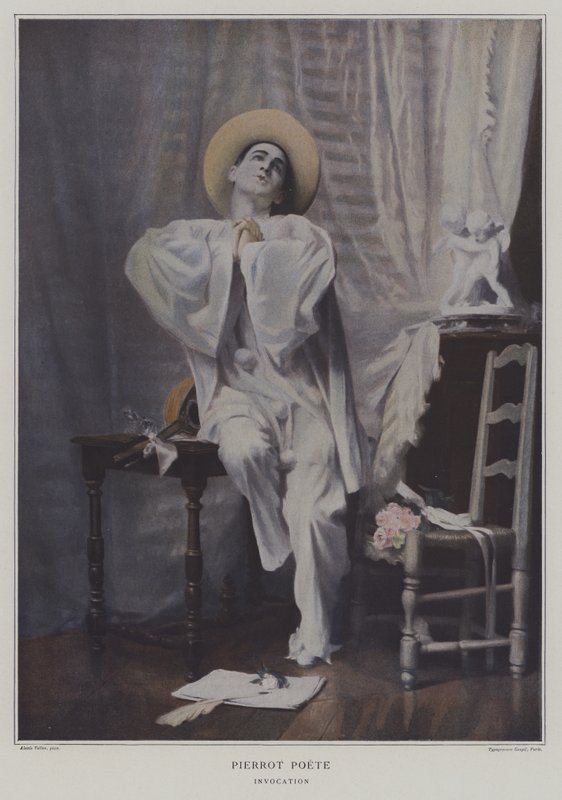 Pierrot költő. Felhívás alkotó: Alexis Vollon