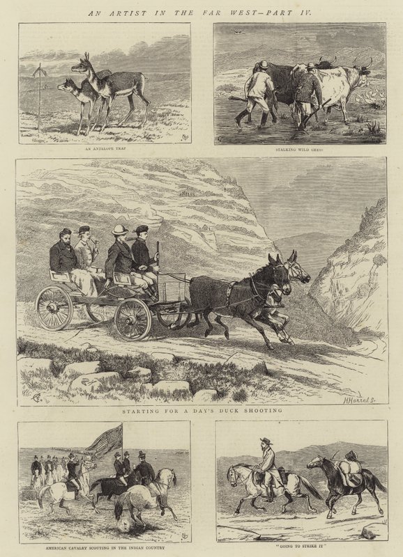 Egy művész a távoli nyugaton, IV. rész alkotó: Alfred Chantrey Corbould