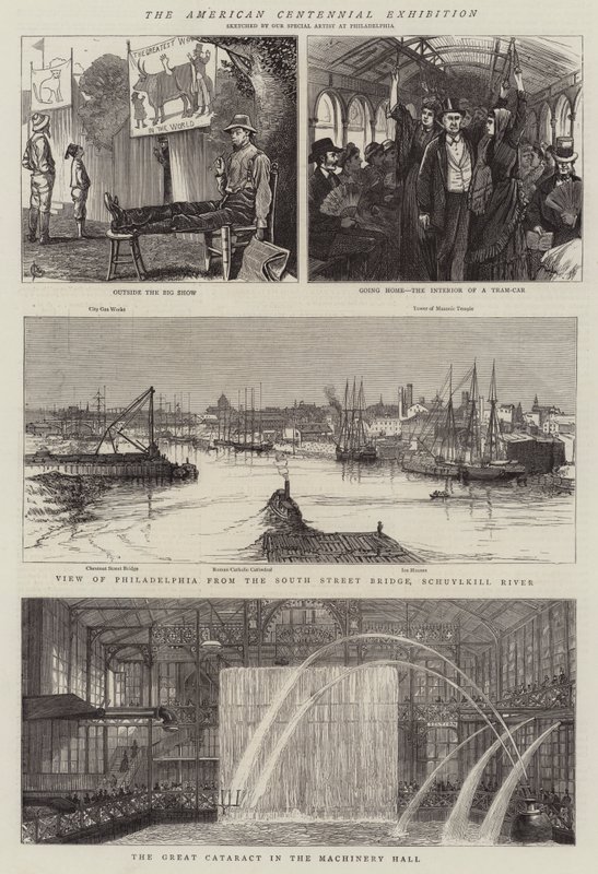 Az Amerikai Centenáriumi Kiállítás alkotó: Alfred Chantrey Corbould