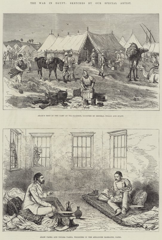 A háború Egyiptomban alkotó: Alfred Courbould