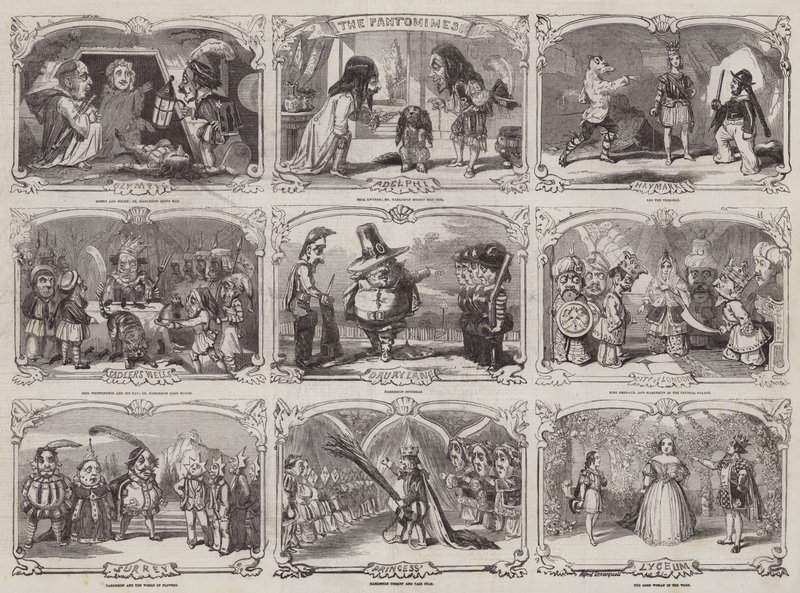 Pantomim Londonban alkotó: Alfred Crowquill