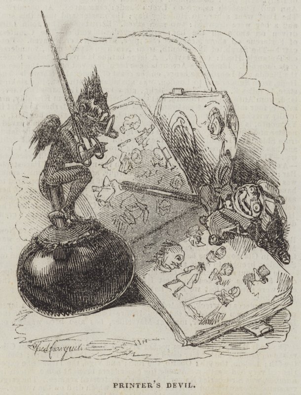 Nyomtató ördöge alkotó: Alfred Crowquill