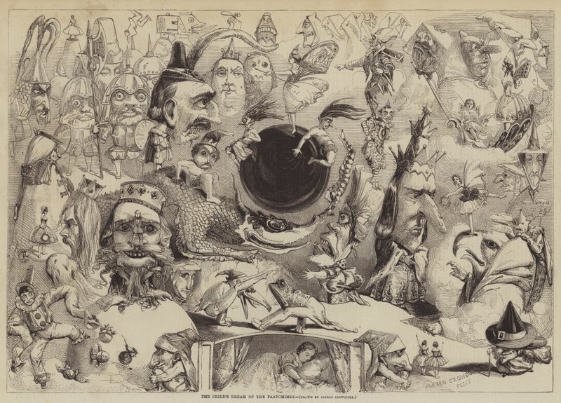 A gyermek álma a pantomimes alkotó: Alfred Crowquill