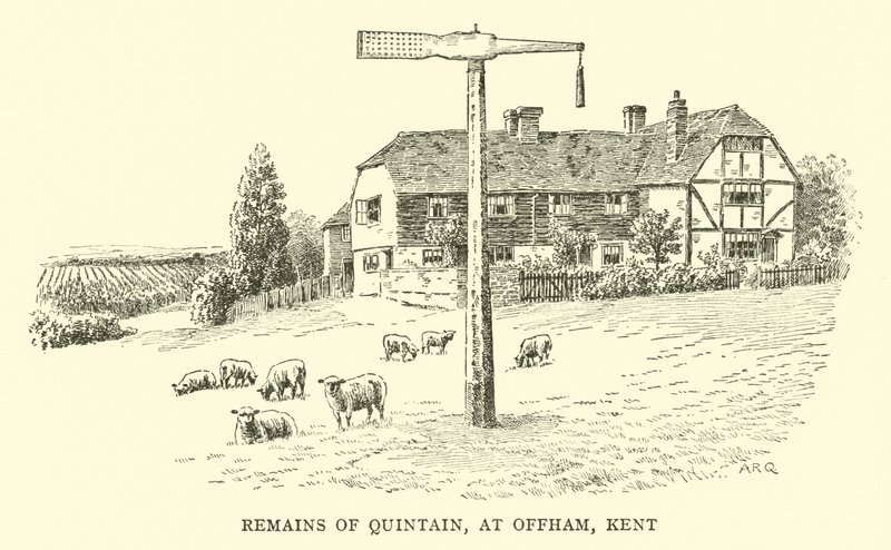 Quintain maradványai Offhamben, Kentben alkotó: Alfred Robert Quinton