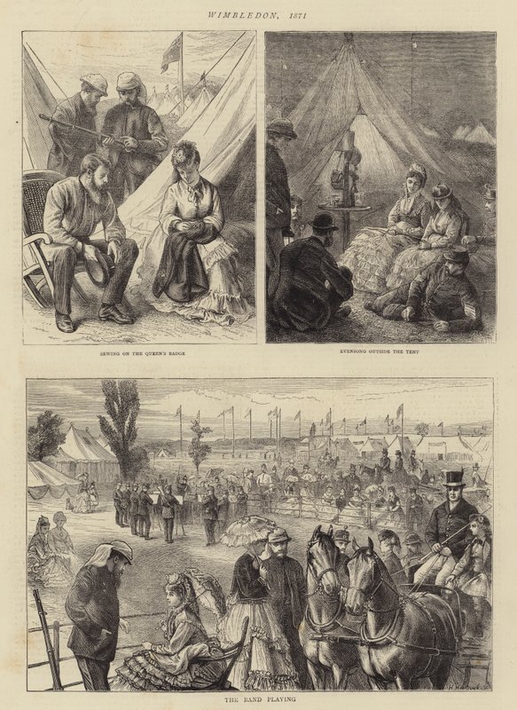 Wimbledon, 1871 alkotó: Alfred W. Cooper