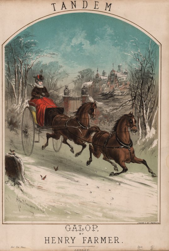 Tandem (színes litó) alkotó: Alfred Concanen