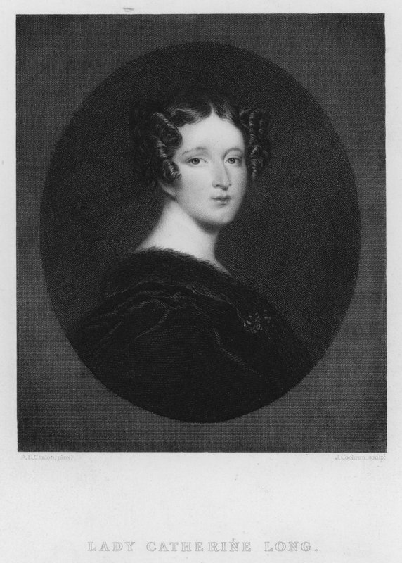 Lady Catherine Long (metszet) alkotó: Alfred Edward (after) Chalon