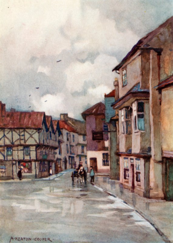 Axbridge (színes litho) alkotó: Alfred Heaton Cooper