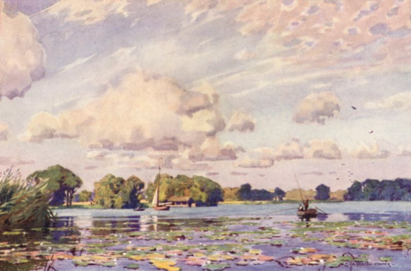Barton Broad, Norfolk alkotó: Alfred Heaton Cooper