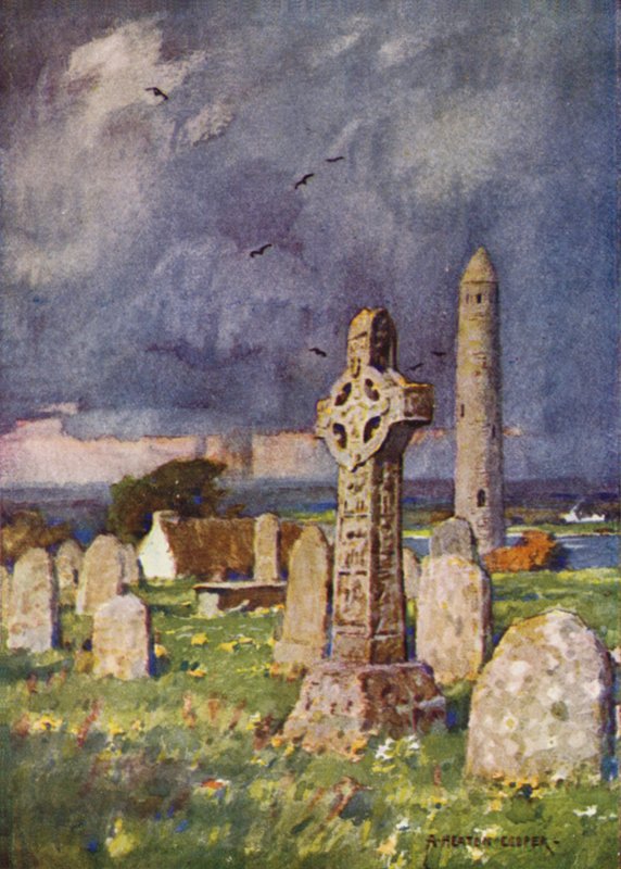 Clonmacnoise, Roscommon megye alkotó: Alfred Heaton Cooper