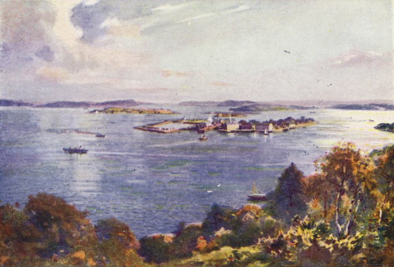 Cork kikötője alkotó: Alfred Heaton Cooper