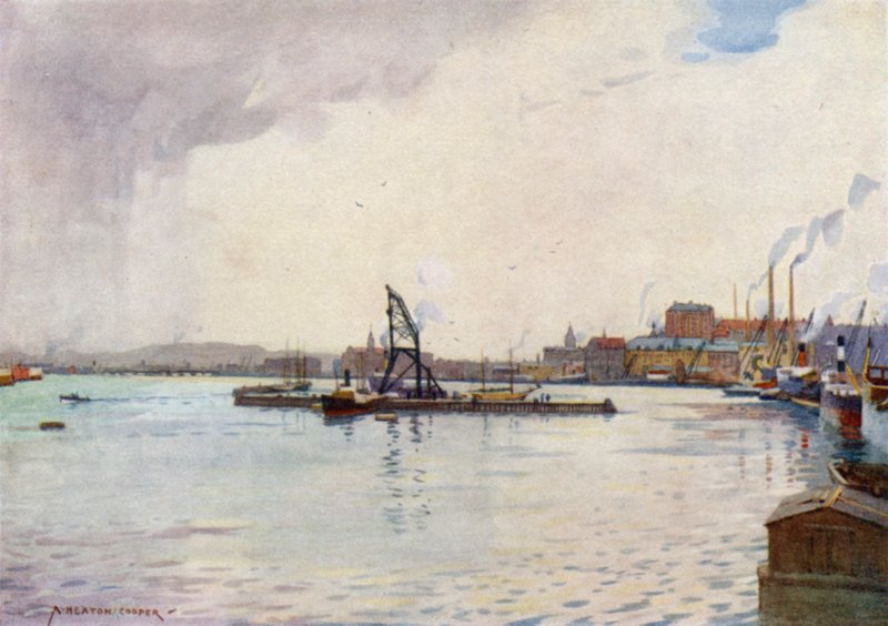 Göteborg, a kikötő alkotó: Alfred Heaton Cooper