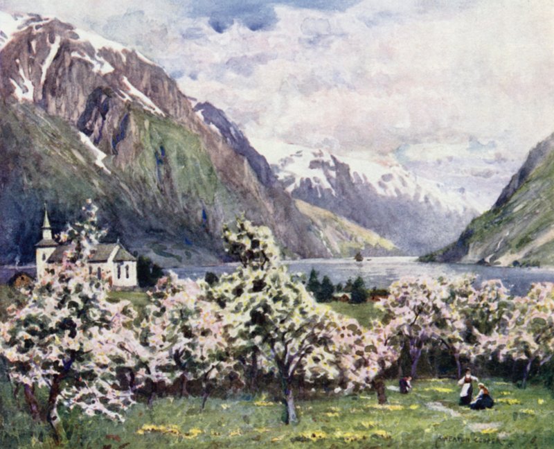 Oode, Hardanger-fjord alkotó: Alfred Heaton Cooper