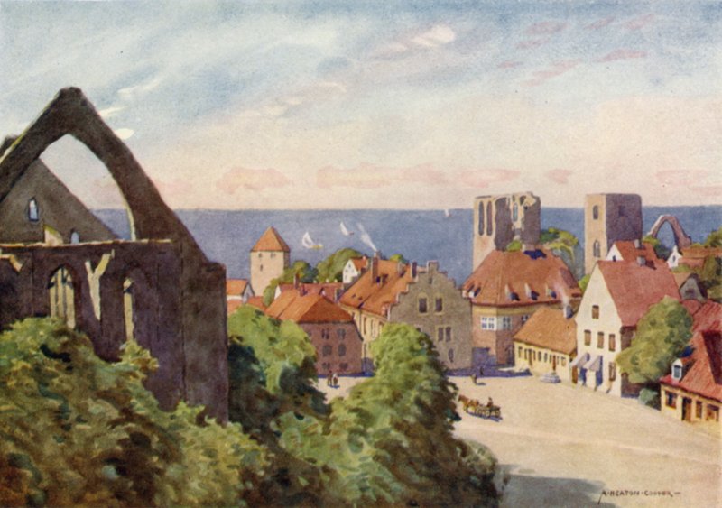 Visby városa alkotó: Alfred Heaton Cooper