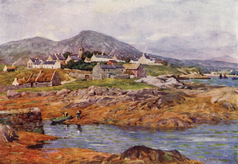 Roundstone faluja, Galway megye alkotó: Alfred Heaton Cooper