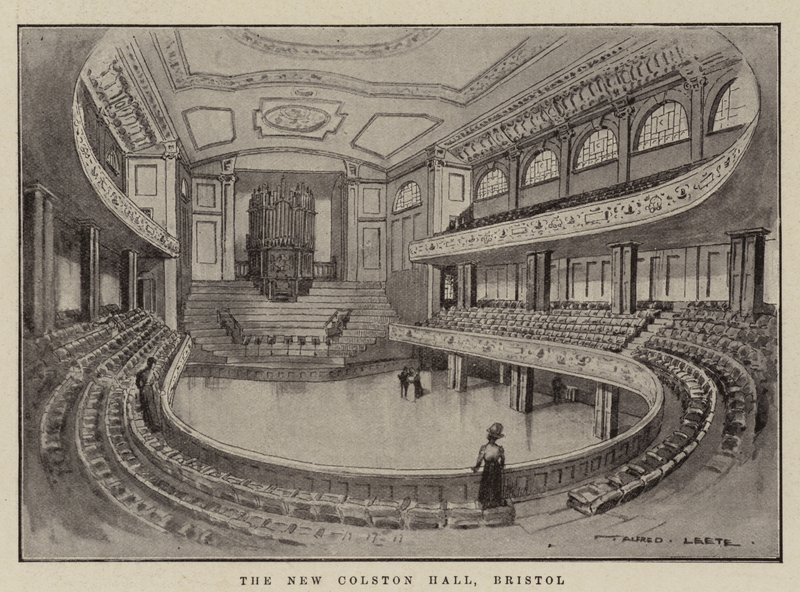 A New Colston Hall, Bristol alkotó: Alfred Leete