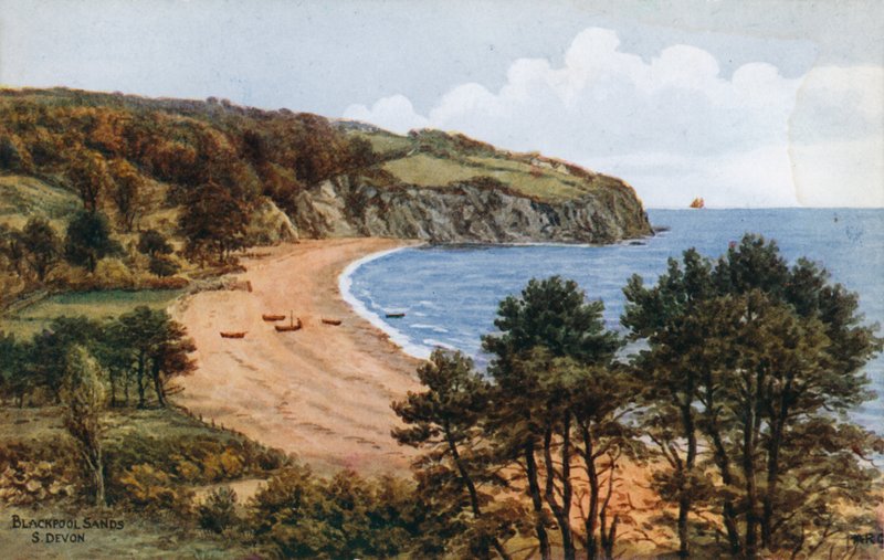 Blackpool Sands, S Devon alkotó: Alfred Robert Quinton