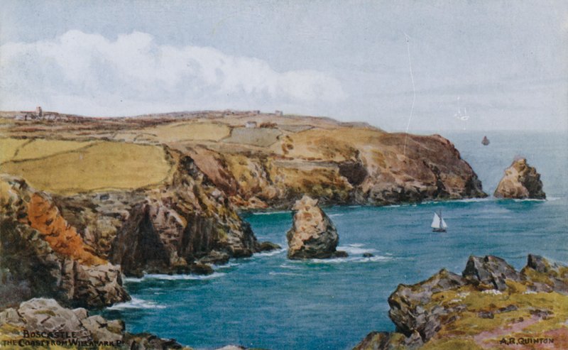 Boscastle, a part Willaparkból P alkotó: Alfred Robert Quinton