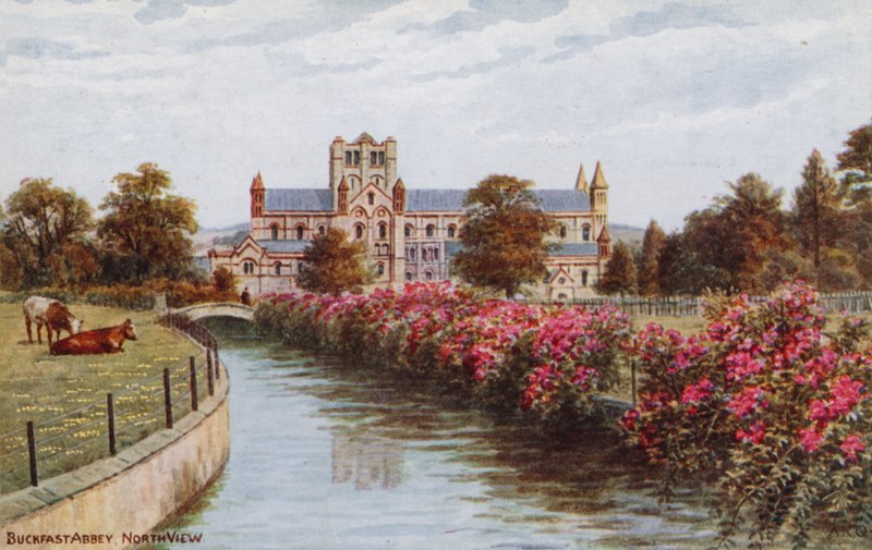 Buckfast Abbey, North View alkotó: Alfred Robert Quinton