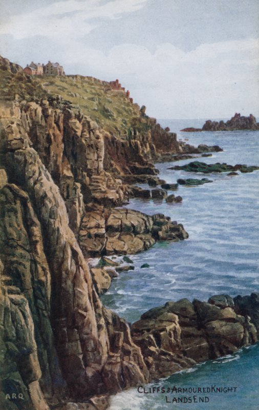 Cliffs and Armoured Knight, Lands End alkotó: Alfred Robert Quinton