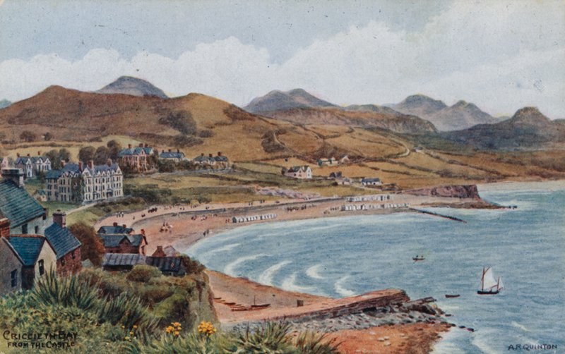 Criccieth-öböl a kastélyból alkotó: Alfred Robert Quinton