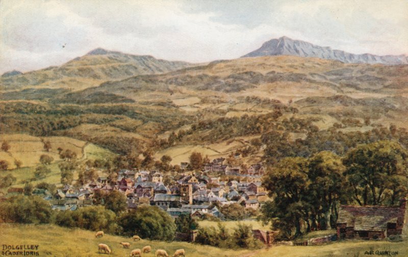 Dolgelley és Cader Idris alkotó: Alfred Robert Quinton