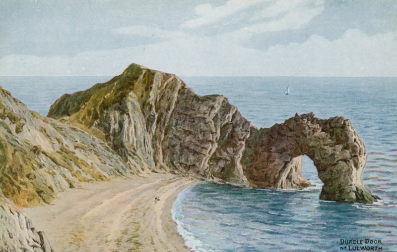 Durdle Door Lulworth közelében alkotó: Alfred Robert Quinton