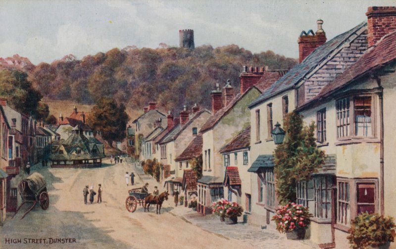 High Street, Dunster alkotó: Alfred Robert Quinton
