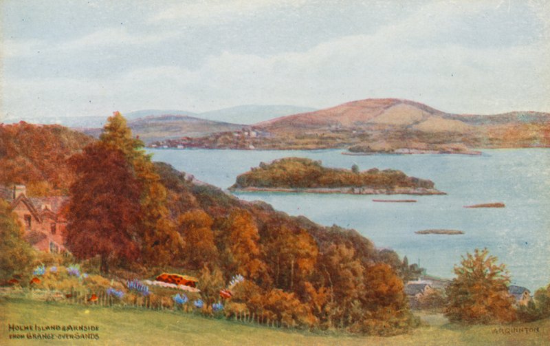 Holme Island és Arnside, Grange-over-Sandsből alkotó: Alfred Robert Quinton