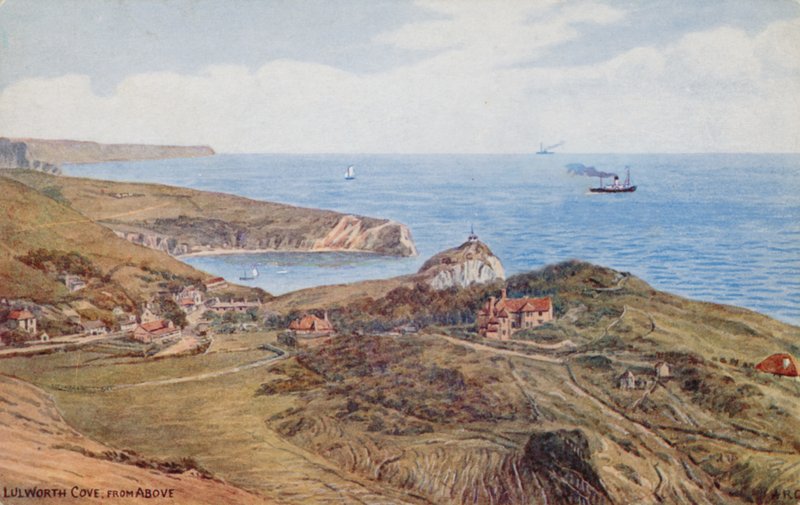 Lulworth Cove felülről alkotó: Alfred Robert Quinton