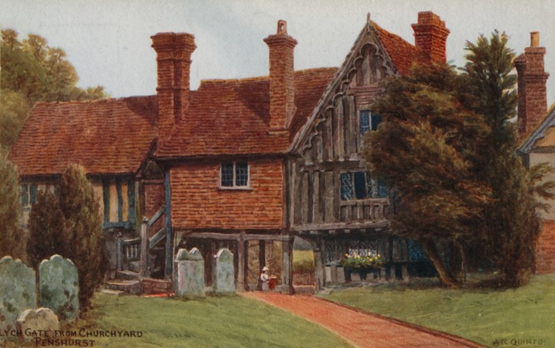 Lych Gate a Penshurst állambeli Churchyardból alkotó: Alfred Robert Quinton