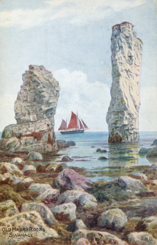 Old Harry Rocks, Swanage alkotó: Alfred Robert Quinton