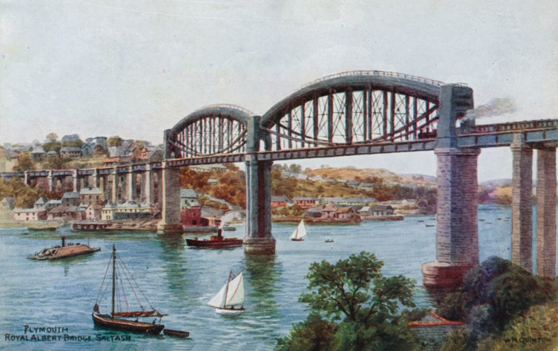 Plymouth, Royal Albert Bridge, Saltash alkotó: Alfred Robert Quinton