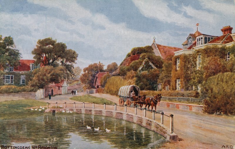 Rottingdean Brighton közelében alkotó: Alfred Robert Quinton